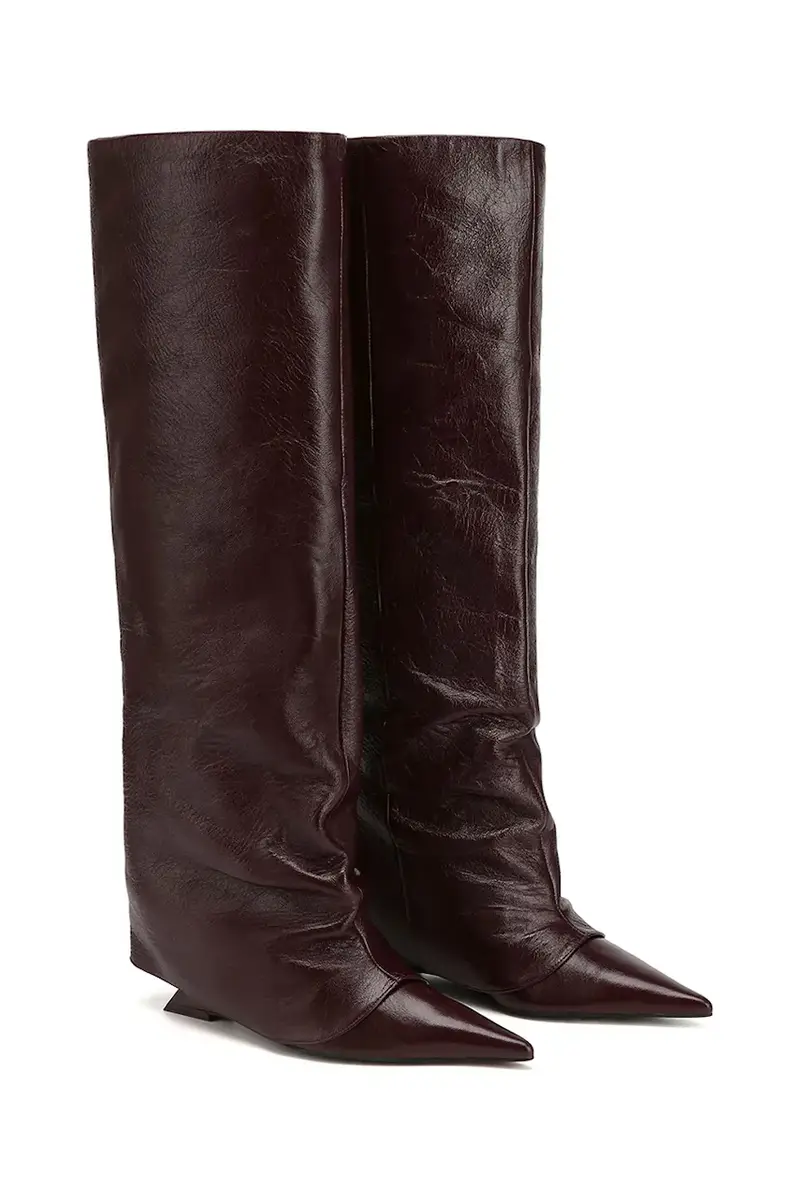 stivali in pelle Stated donna colore granata Stated.Burgundy miniatura 2