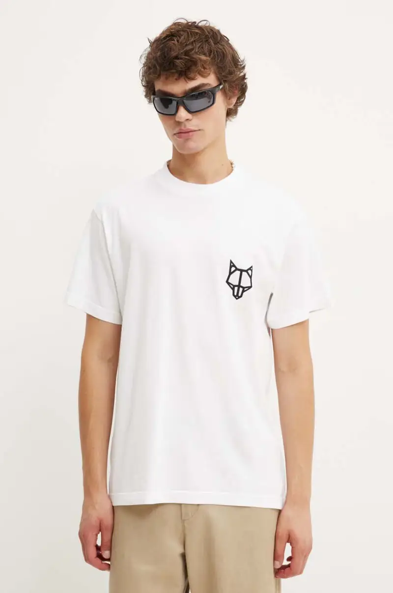 Naked Wolfe T-shirt Bianco 4157259 miniatura 2
