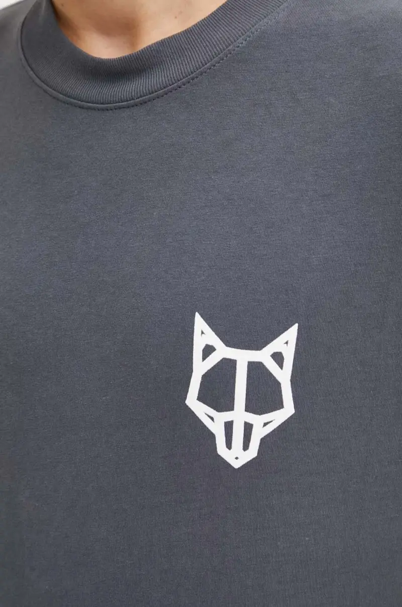 Naked Wolfe T-shirt Grigio 4157468 miniatura 5