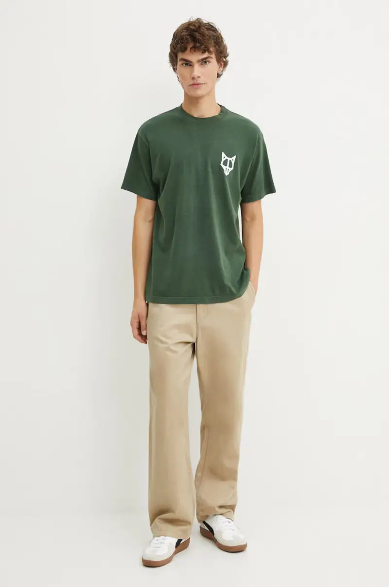 Naked Wolfe T-shirt Verde 4157884 miniatura 2