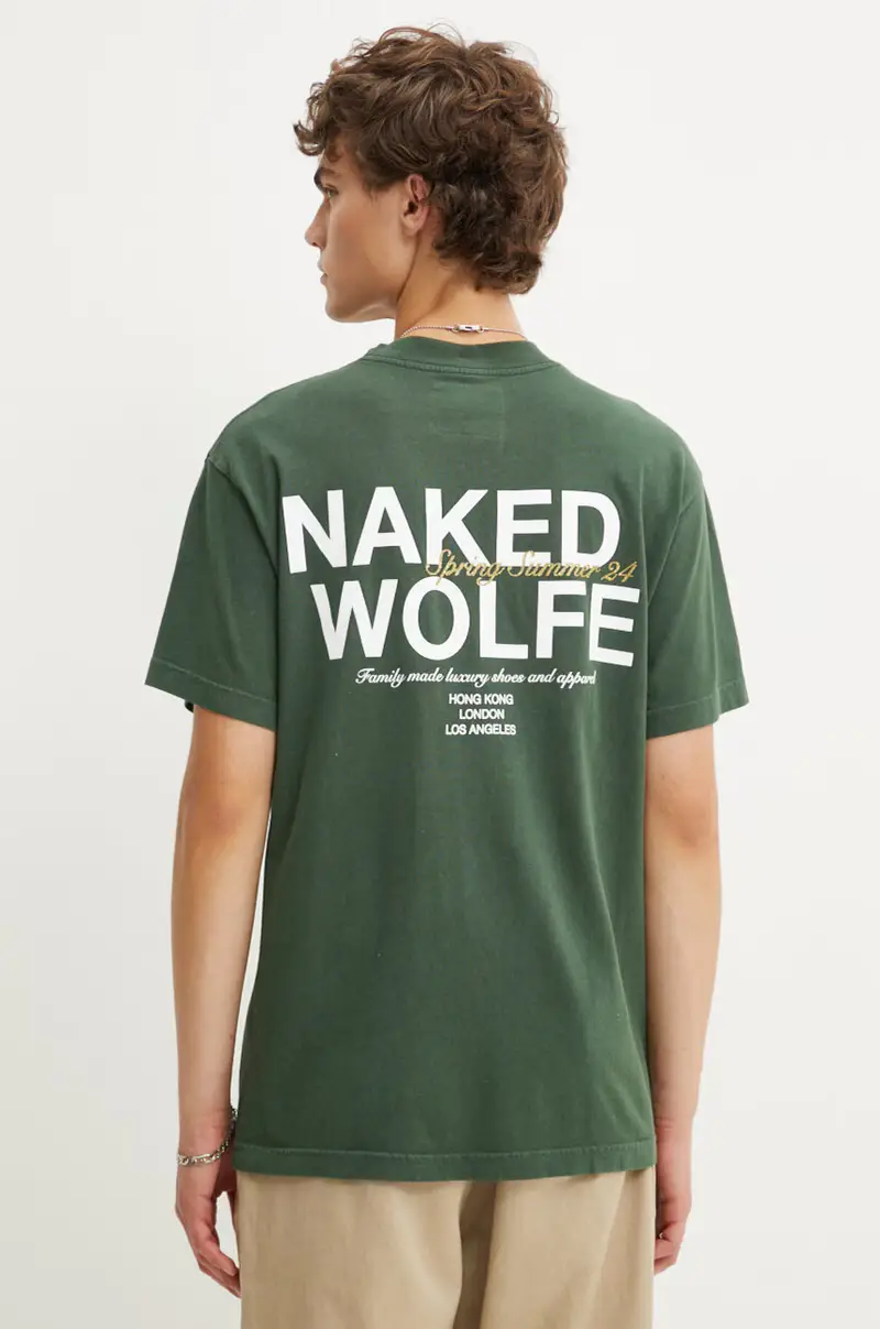 Naked Wolfe T-shirt Verde 4157884 miniatura 3