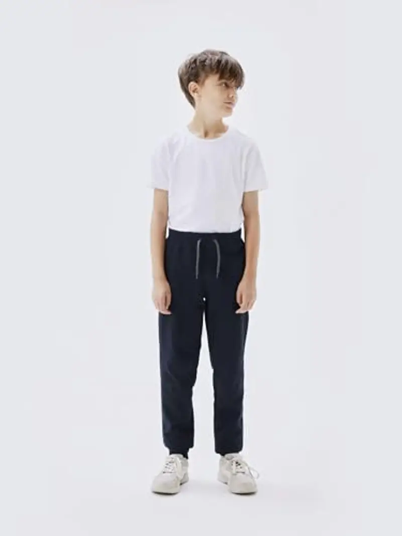NAME IT Nkmsweat Pant Bru Noos Pantaloni Sportivi, Blu (Dark Sapphire), 134 Bambini e Ragazzi miniatura 3
