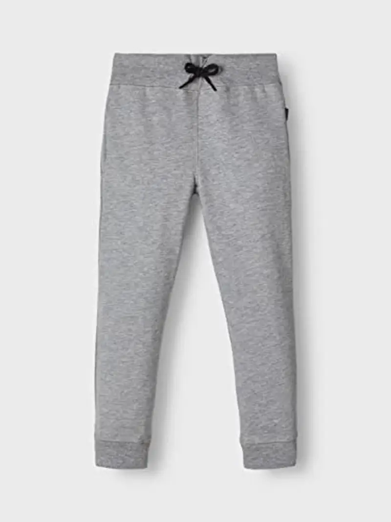 NAME IT Nkmsweat Pant Bru Noos Pantaloni Sportivi, Grigio (Grey Melange), 140 Bambini e Ragazzi miniatura 3