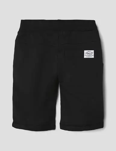 Name It Nkmvermo Long Swe Shorts Unb F Noos, Pantaloncini Bambini e ragazzi, Nero (Black), 110 miniatura 2