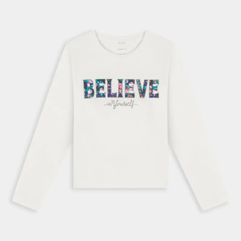 NAME IT T-shirt Bambina Bianco 2683525