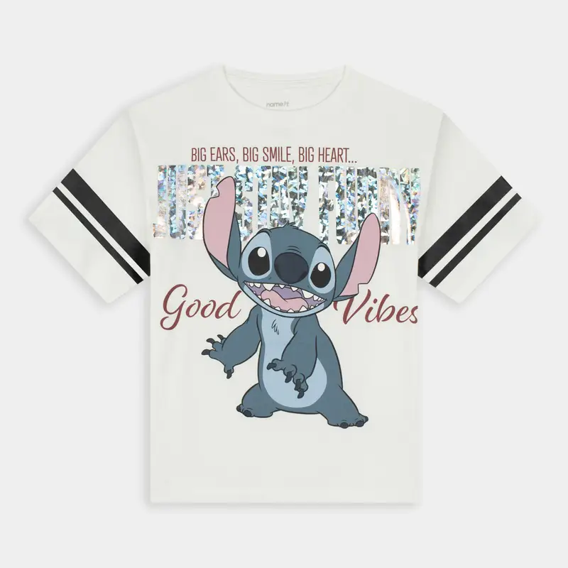 T-shirt Name It da Bambina, bianco