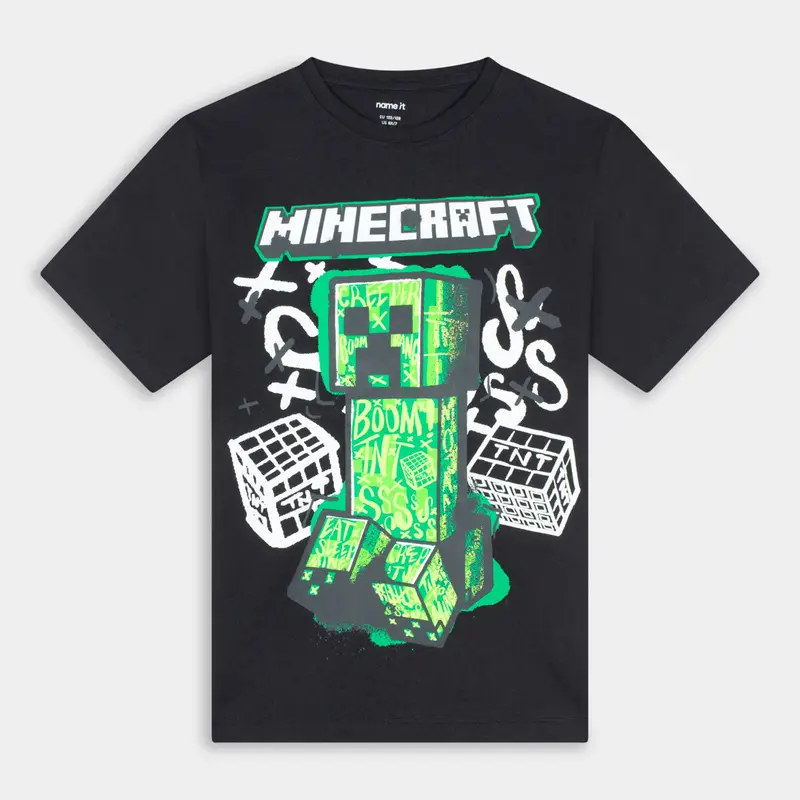 T-shirt Name It da Bambino, nero