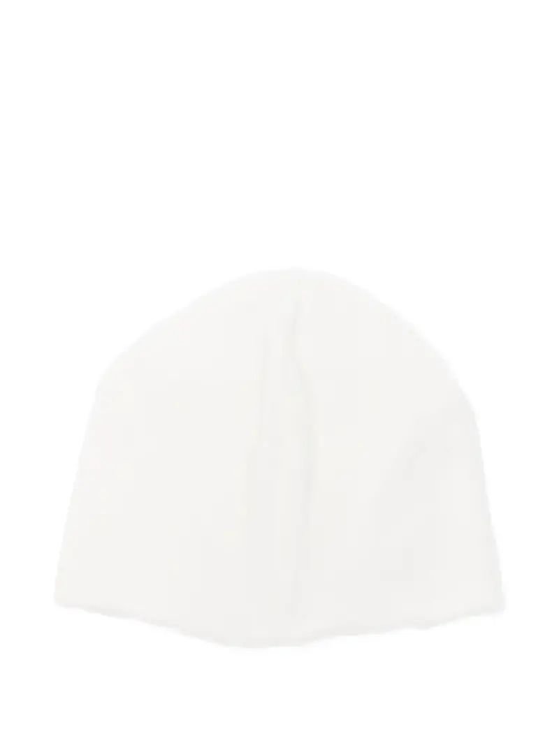 Berretto bianco con ricamo miniatura 2