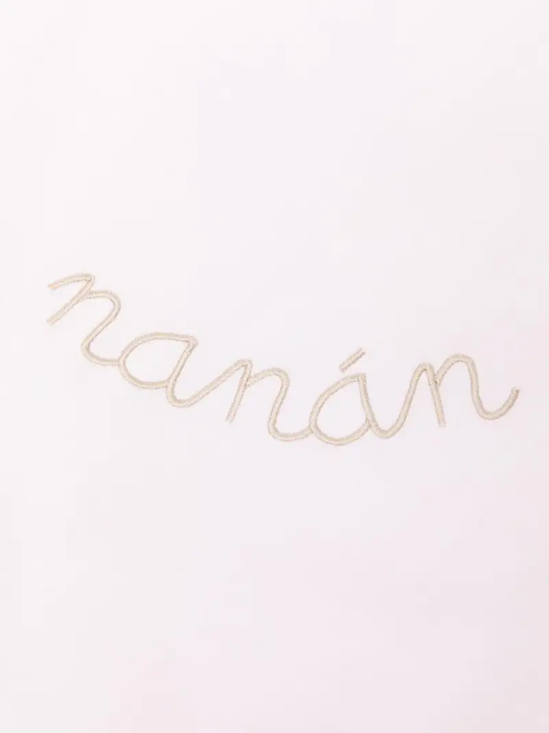 Coperta rosa con logo ricamato miniatura 3