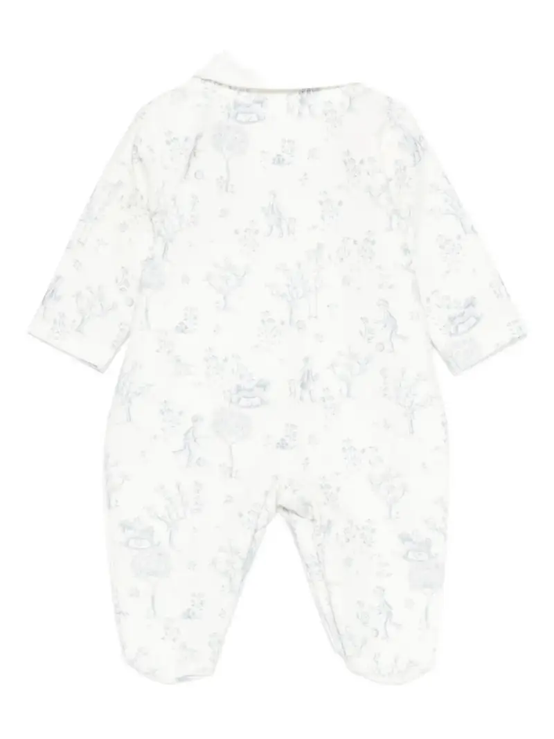 Set neonato azzurro con stampa miniatura 2