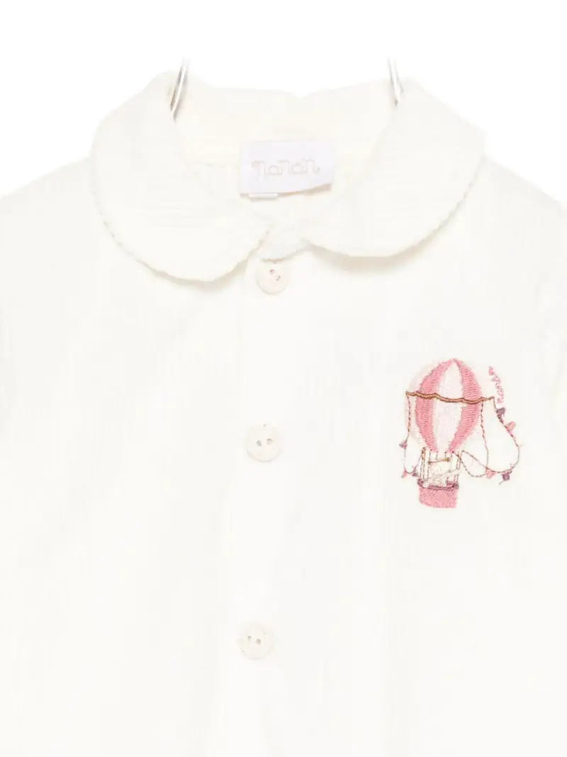 Tutina panna con bottoni miniatura 3