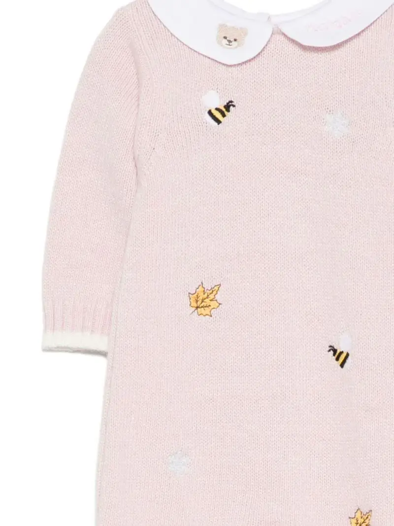 Nanan Kids Tutina rosa con ricamo miniatura 3