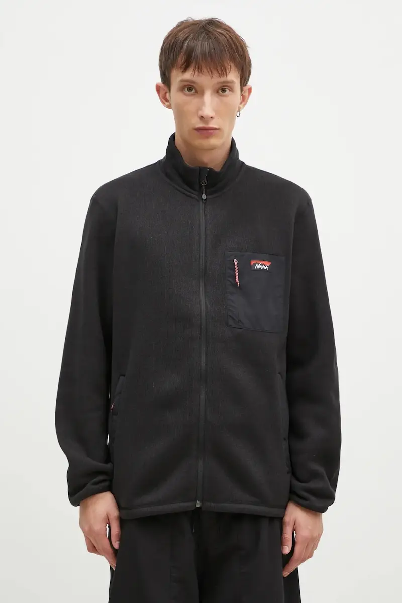 felpa Polartec Fleece Zip Blouson uomo colore nero NW2241.1D509