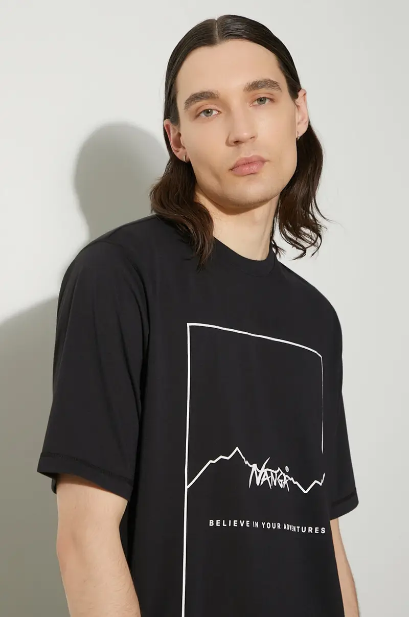 Nanga T-shirt Uomo Nero 2253746