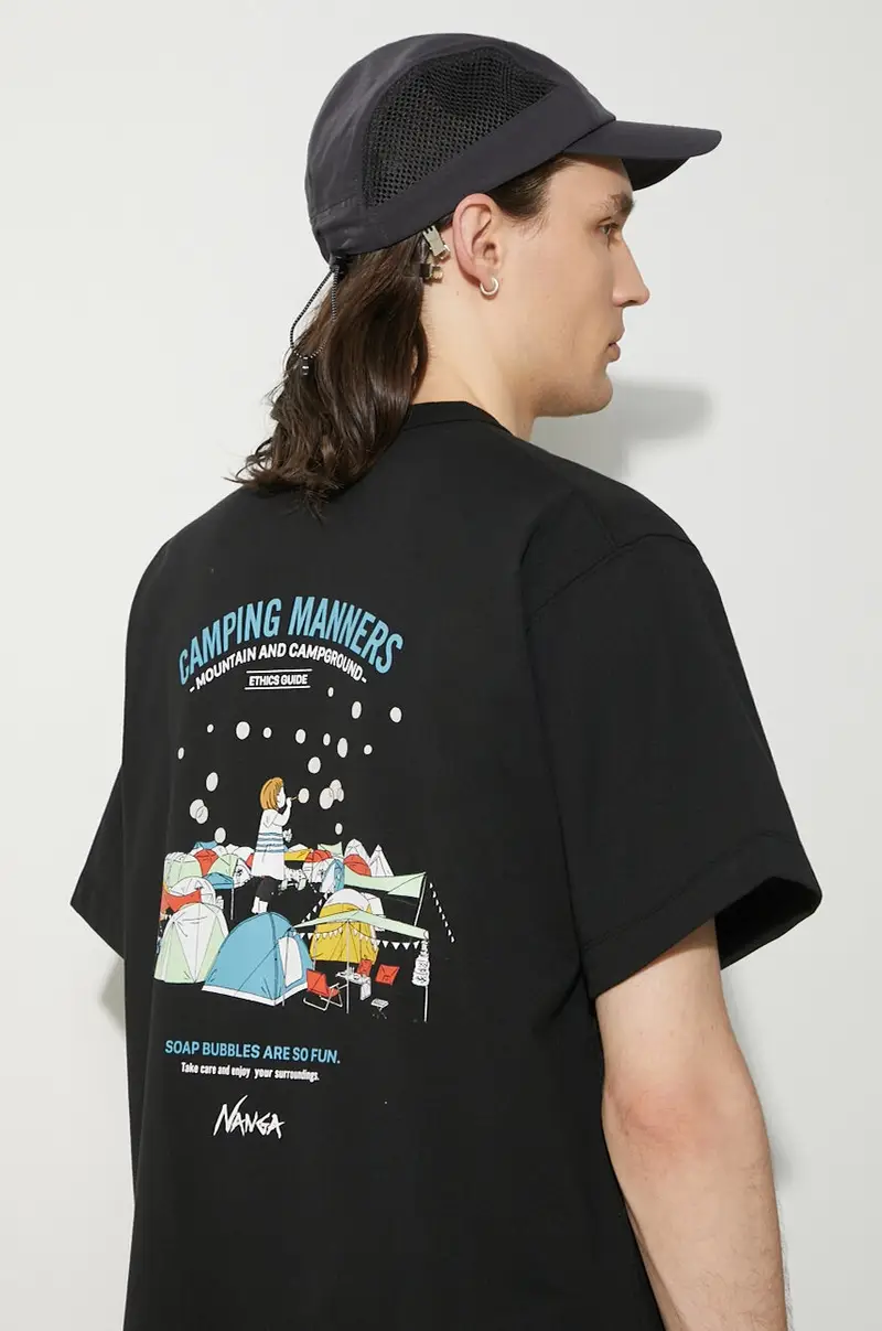 Nanga T-shirt Uomo Nero 2253827