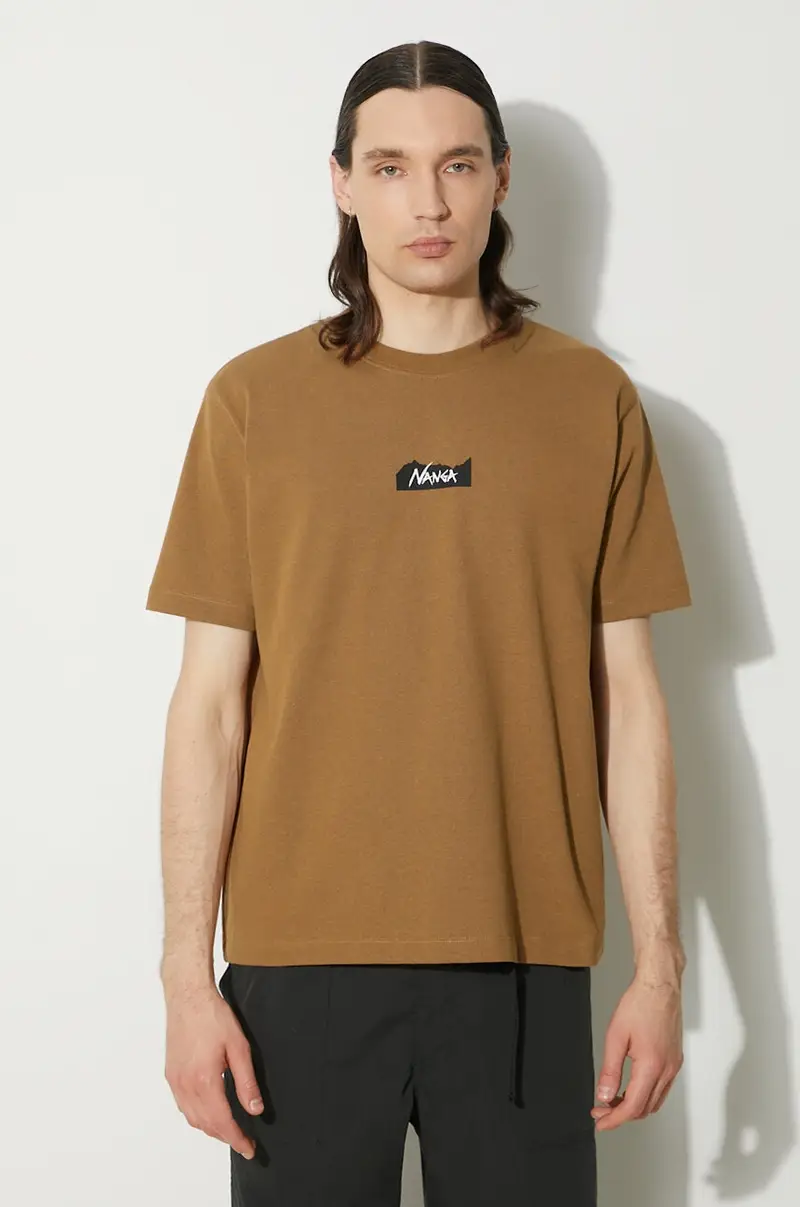 Nanga T-shirt Uomo Marrone 2250733