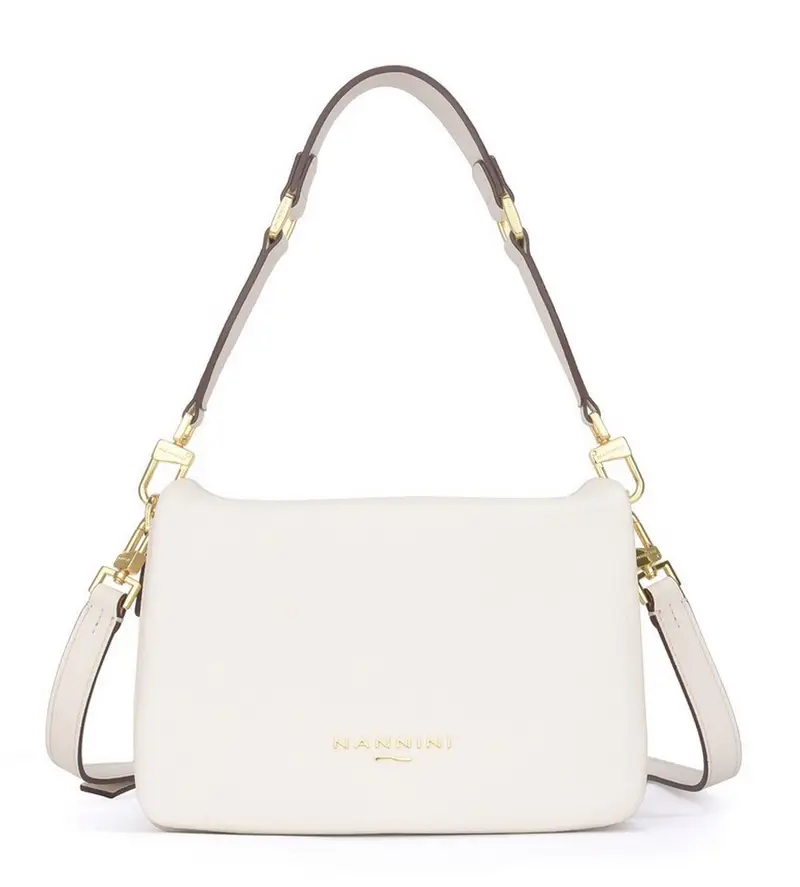 Borsa a spalla e tracolla Nannini Firenze Bice Bianca