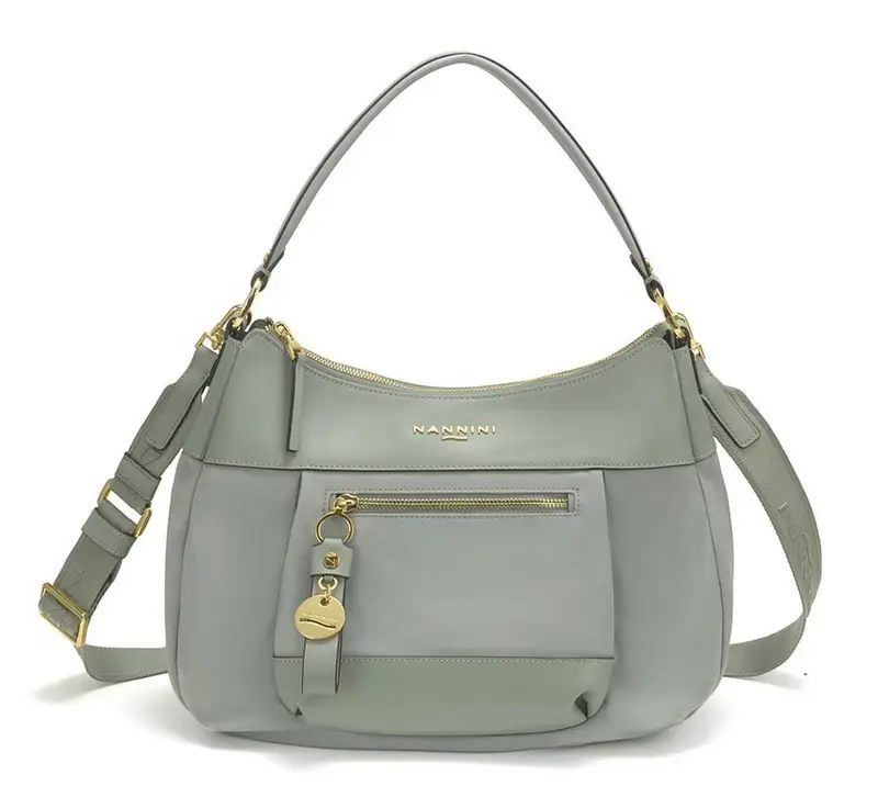 Borsa a spalla e tracolla Nannini Firenze Liberty Salvia