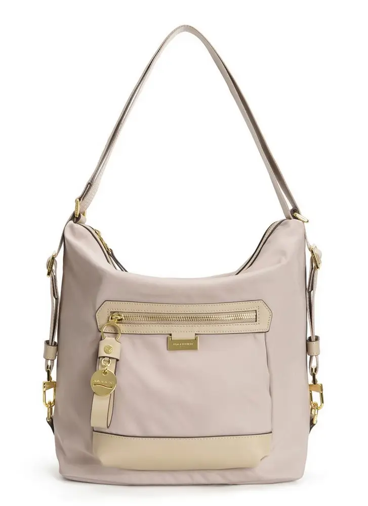 Borsa a spalla e zaino Nannini Firenze Liberty Beige