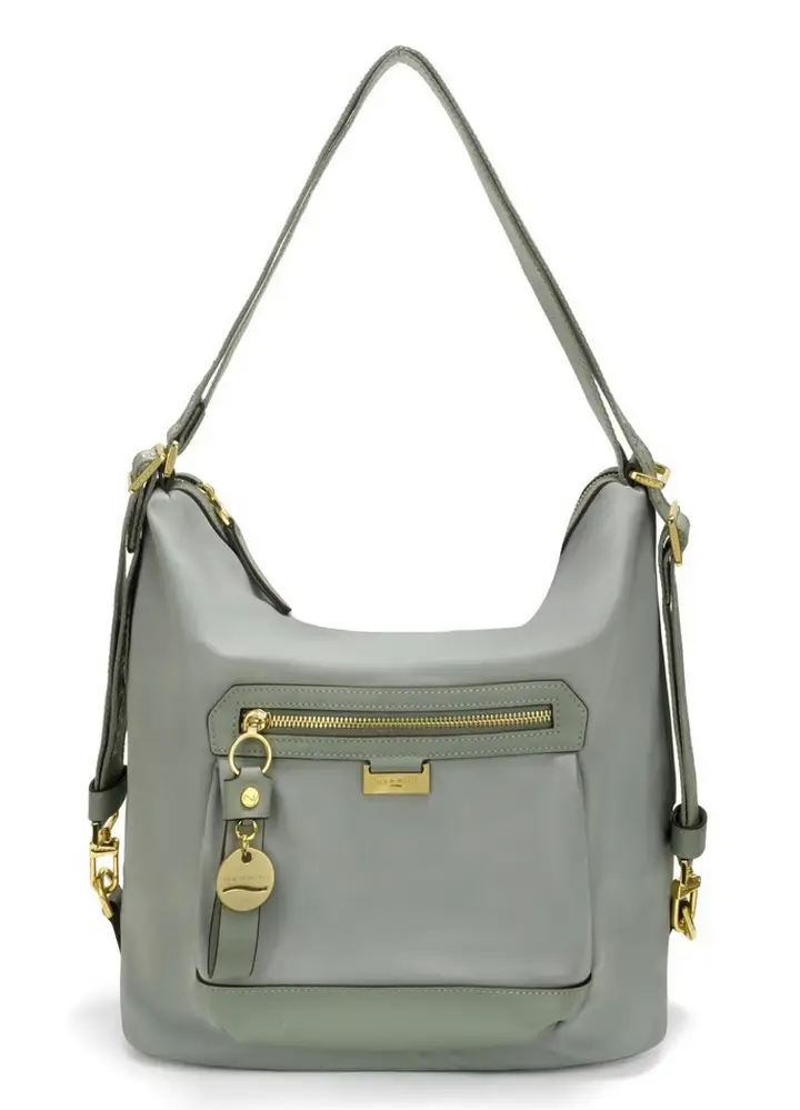 Borsa a spalla e zaino Nannini Firenze Liberty Salvia