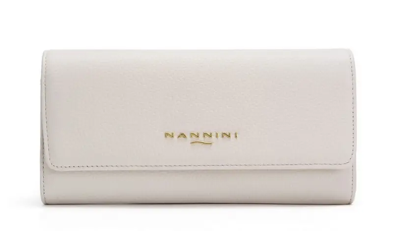Portafoglio donna Nannini Firenze Wallis Bianco