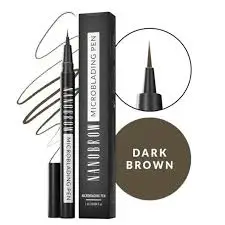 Penna per microblading Nanobrow marrone scuro 1 ml