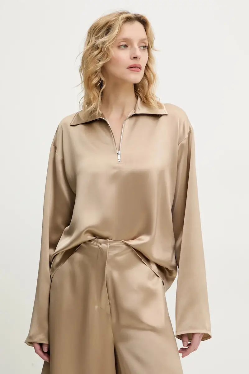 camicetta MENCIA donna colore beige NW25RSTP02272