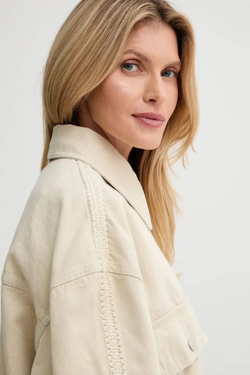 Nanushka Jeans Donna Beige 3765476 miniatura 4