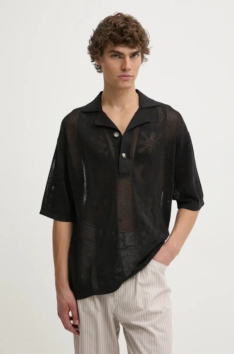 camicia JASIM uomo colore nero NM24PFSH01799