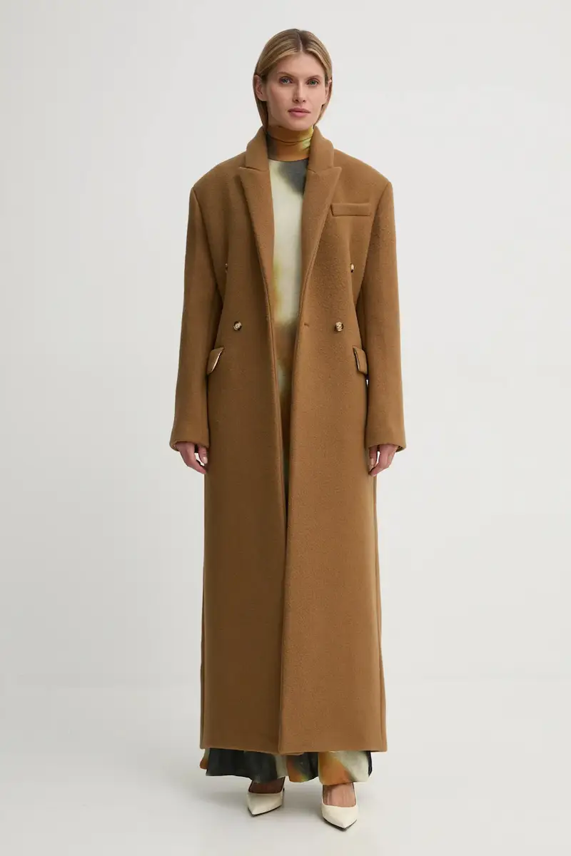 cappotto in lana FERRIS Marrone