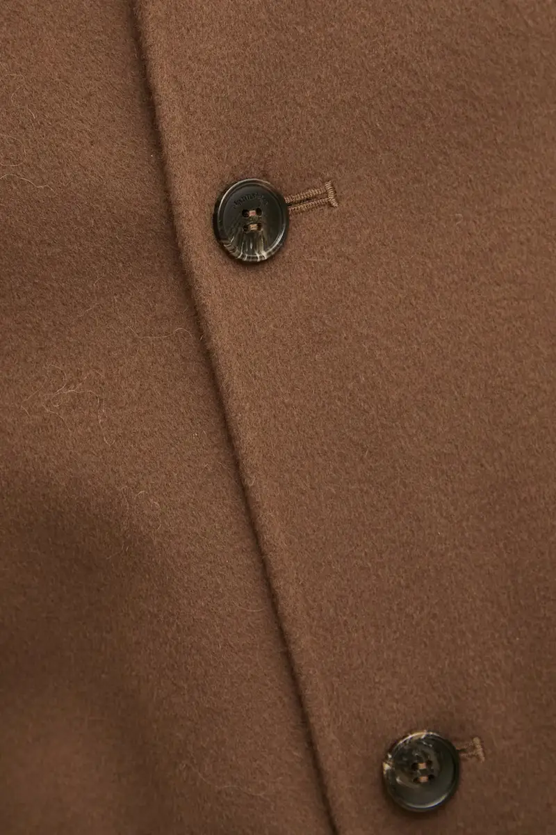 cappotto in lana LUCIAN colore marrone NM24FWJK02678 miniatura 5