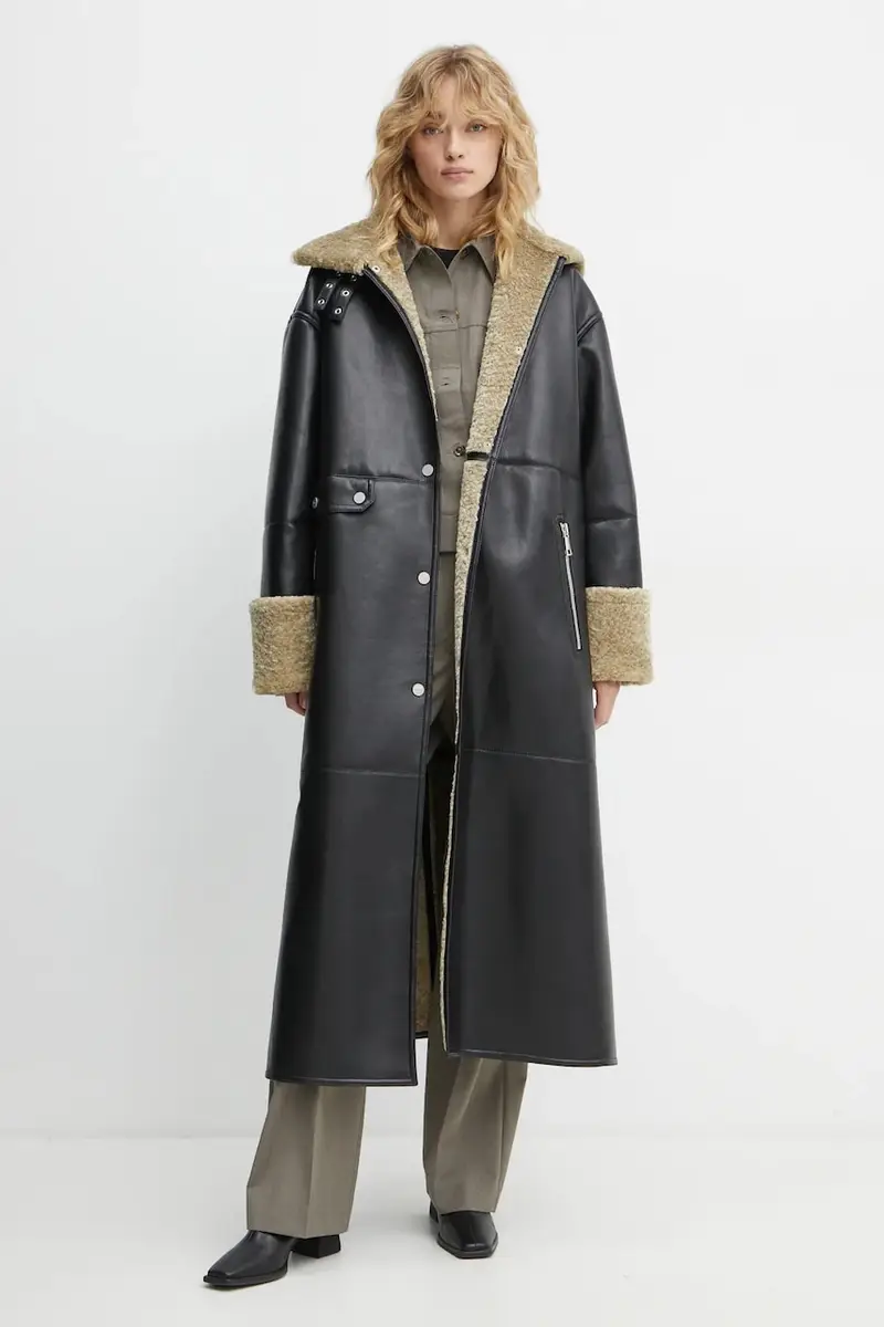 cappotto LIESEL donna colore nero NW24FWOW38370