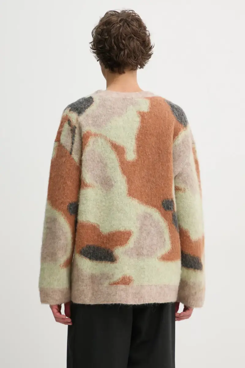 cardigan in lana NESSIN colore beige NM24FWSW01017 miniatura 3