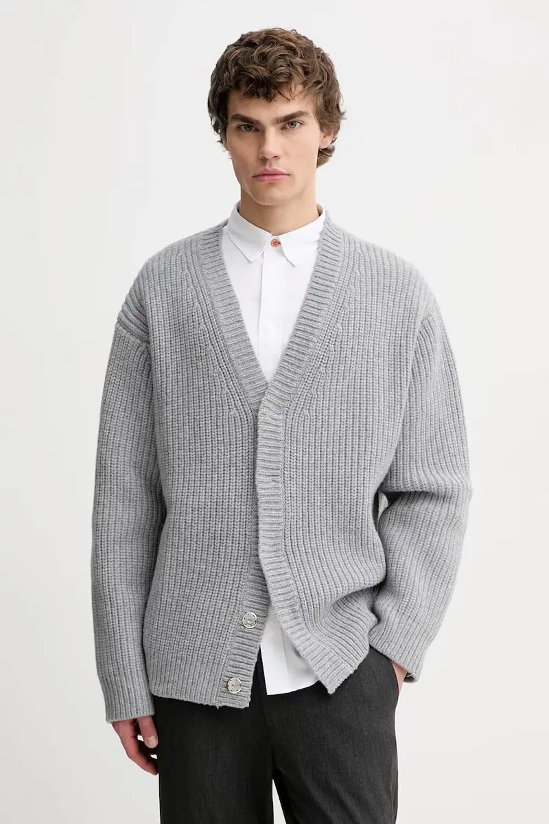 Nanushka Cardigan Grigio 3981335