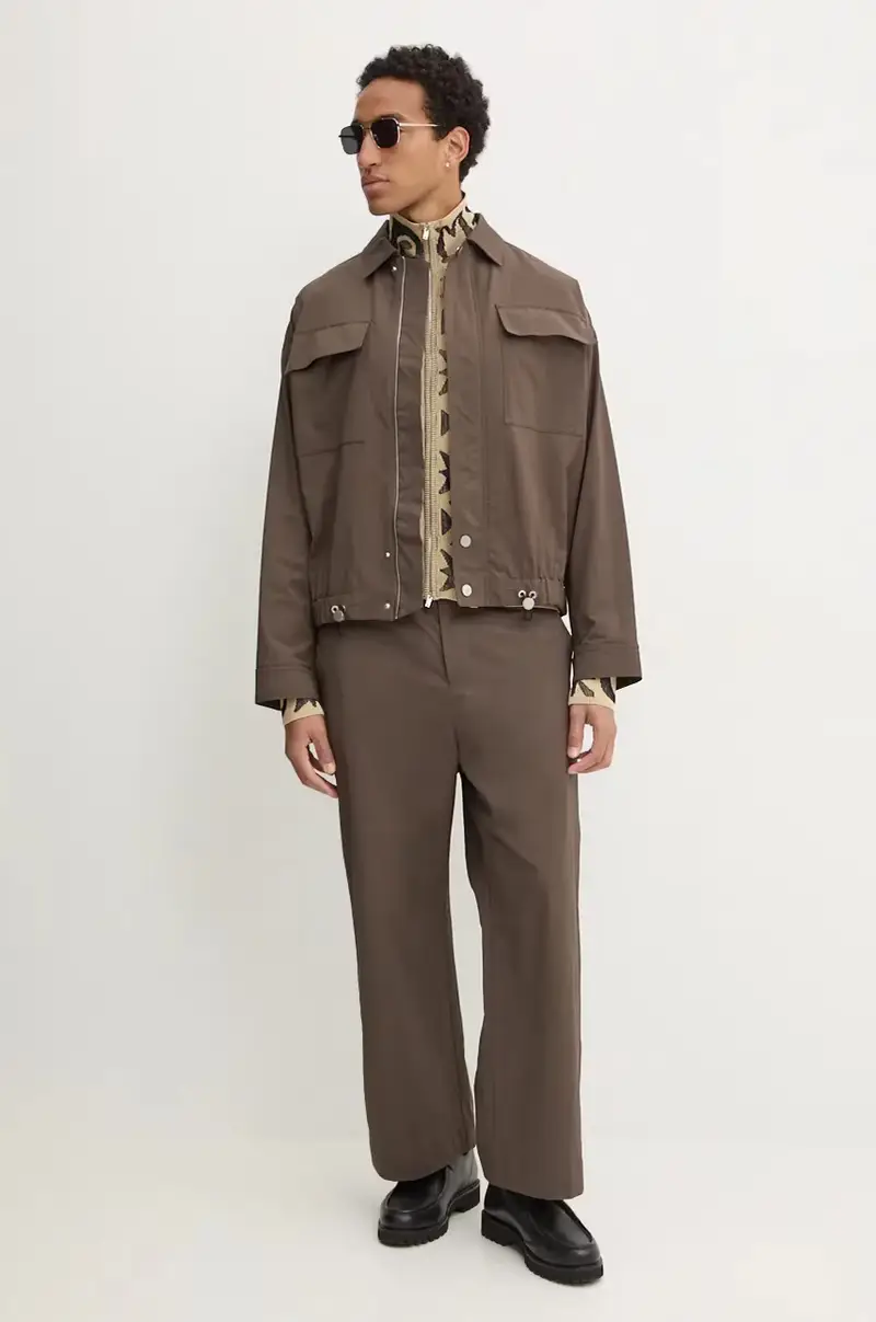 giacca EMERIC uomo colore marrone NM24PFJK00797 miniatura 2