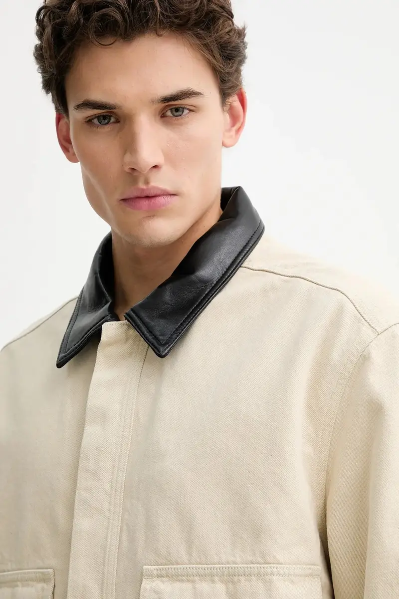 giacca in cotone NM25FWJK07373 Beige miniatura 5