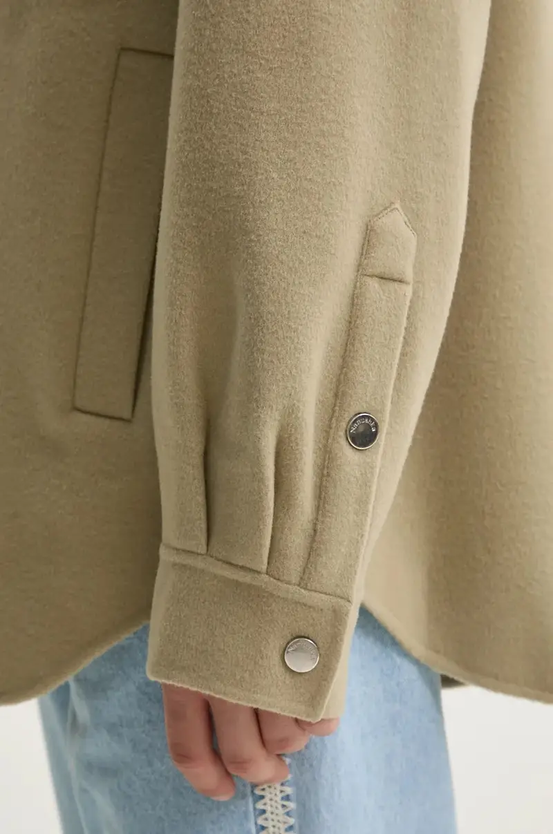 giacca in lana MARTIN colore verde NM24PFJK00962 miniatura 5