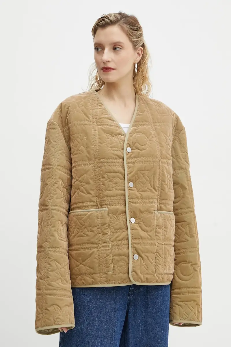 giacca in velluto ADARA colore verde NU24FWJK03166