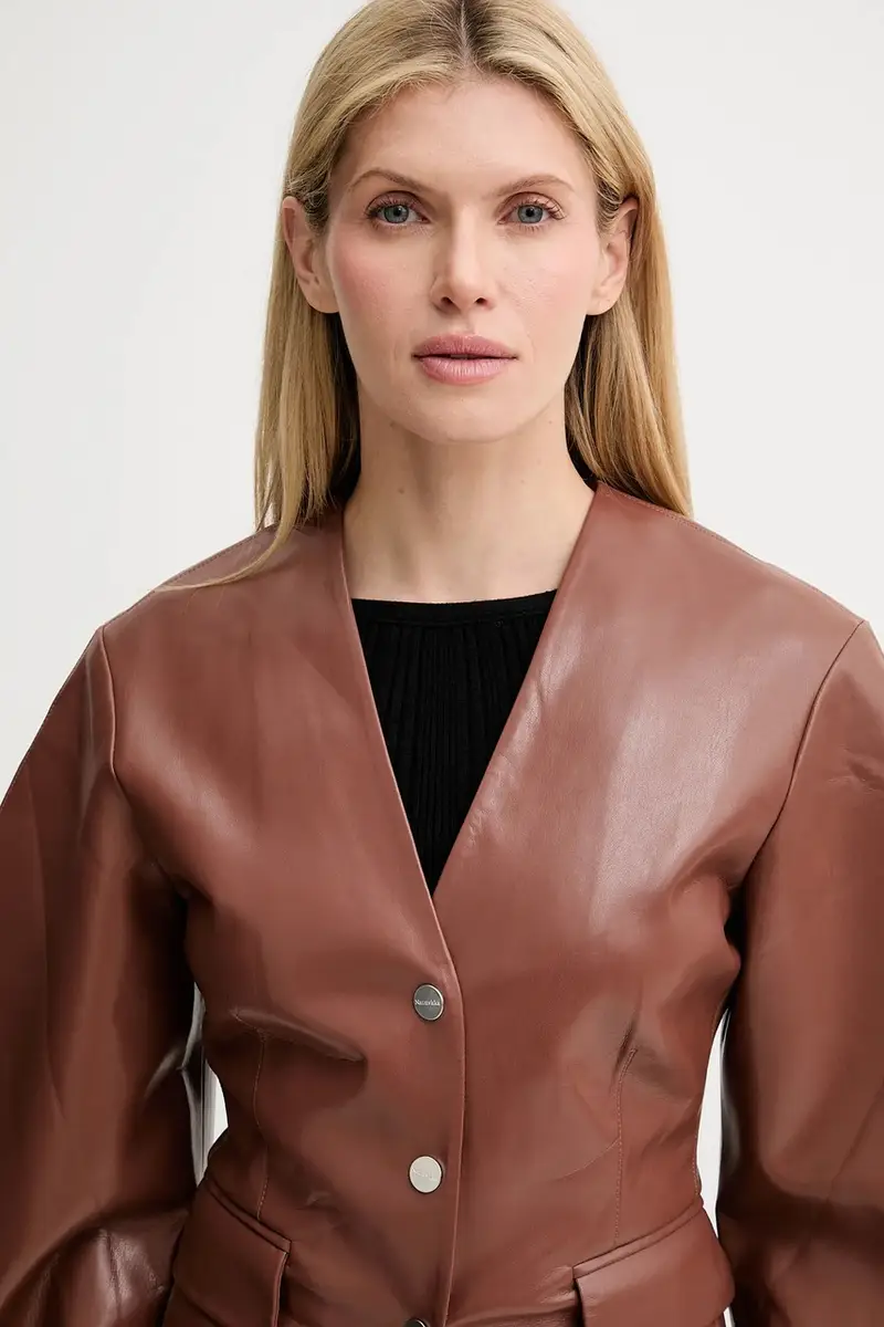 giacca KIYO colore marrone NW25SSOW22075 miniatura 4