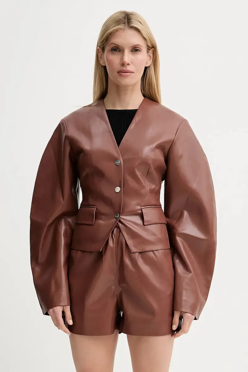 giacca KIYO colore marrone NW25SSOW22075