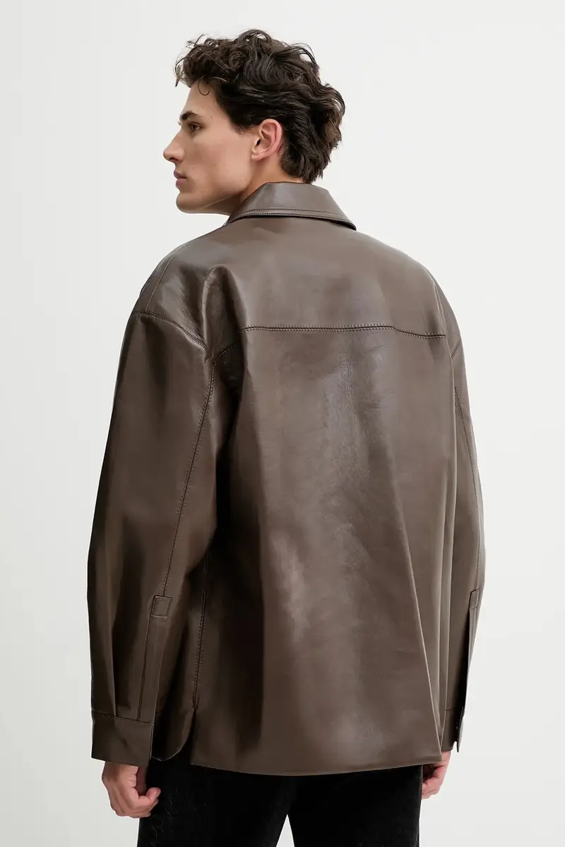 giacca NM25PFJK04778 Marrone miniatura 3