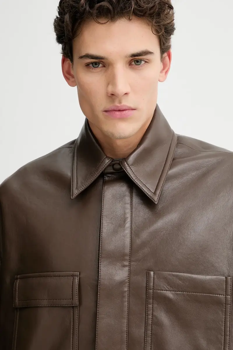 giacca NM25PFJK04778 Marrone miniatura 5