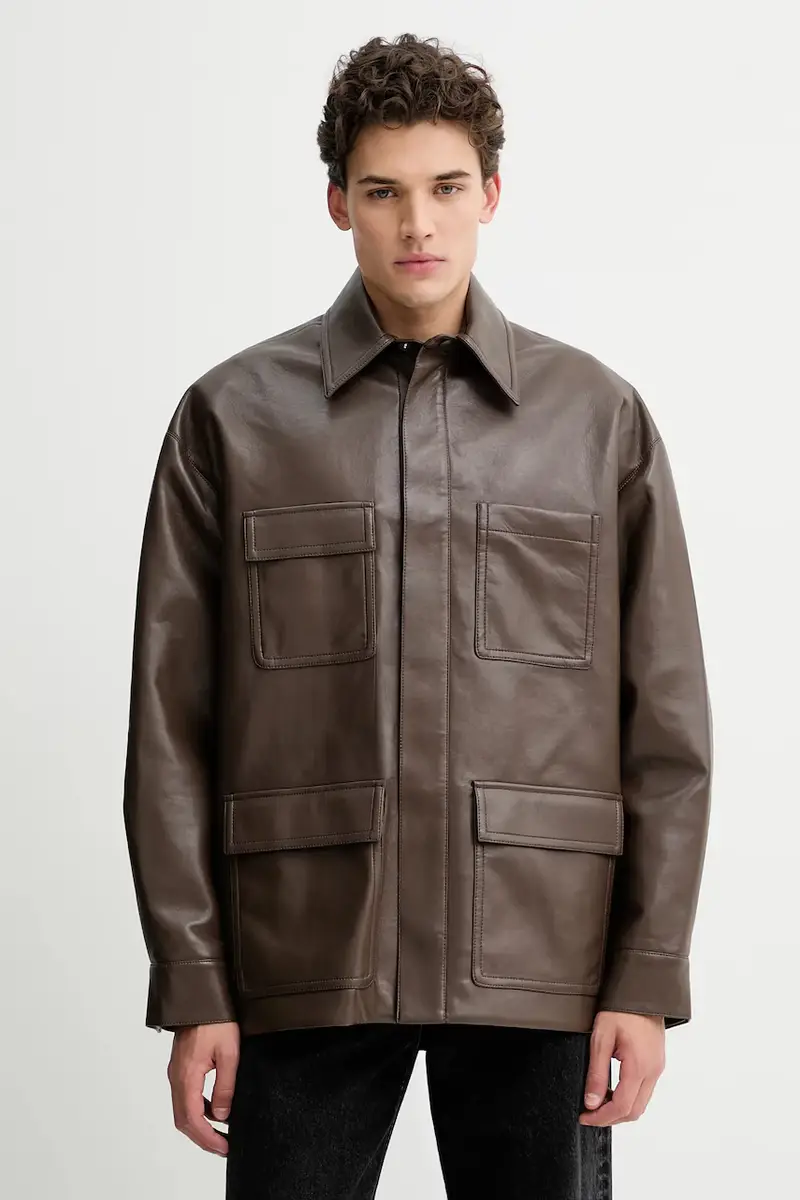 giacca NM25PFJK04778 Marrone