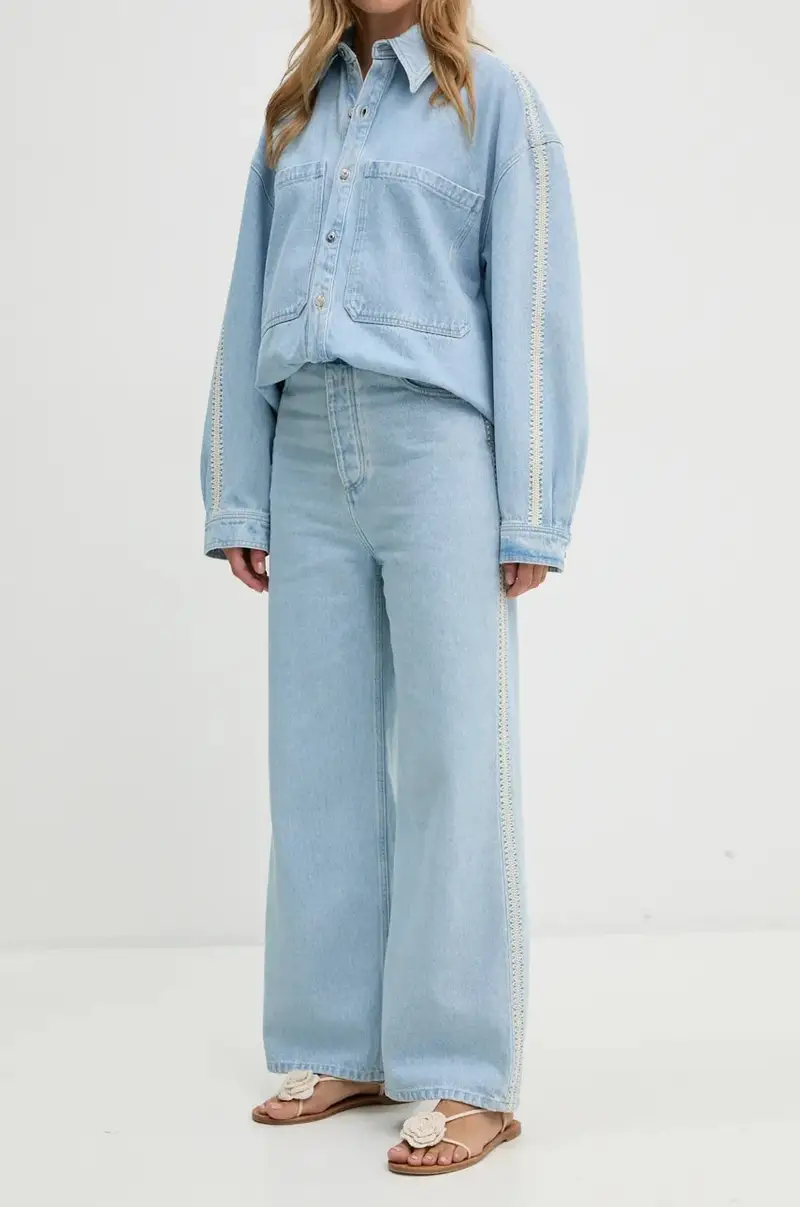 Nanushka Jeans Donna Blu 2245744