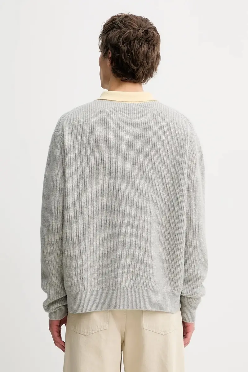 maglione con lana NM25PFSW05391 Grigio miniatura 3