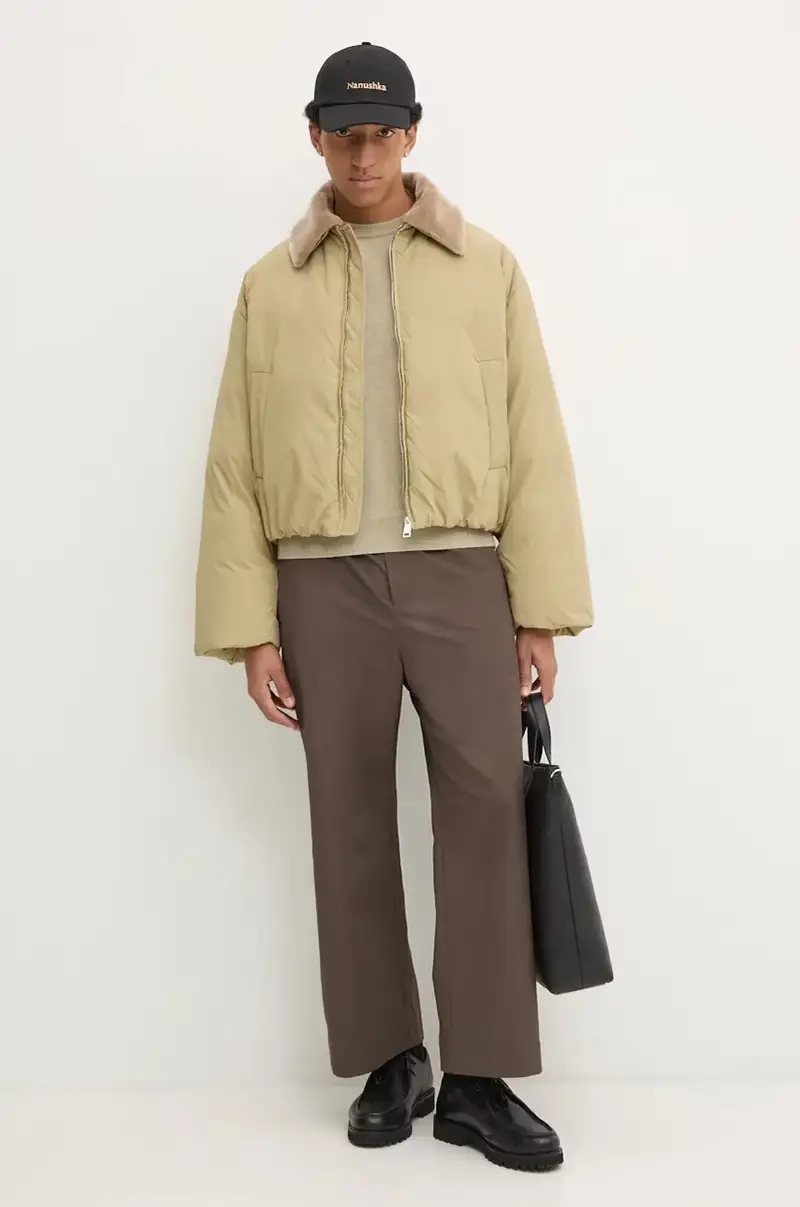 maglione in lana STONO uomo colore verde NM24PFSW00372 miniatura 2