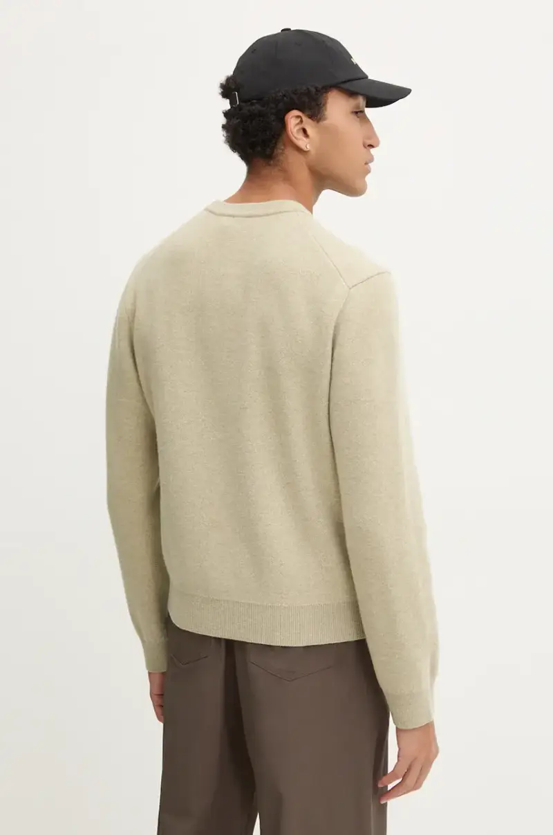 maglione in lana STONO uomo colore verde NM24PFSW00372 miniatura 3