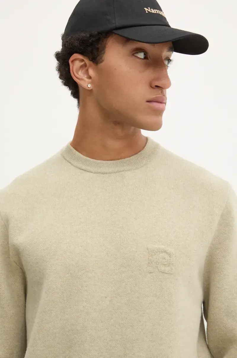 maglione in lana STONO uomo colore verde NM24PFSW00372 miniatura 4