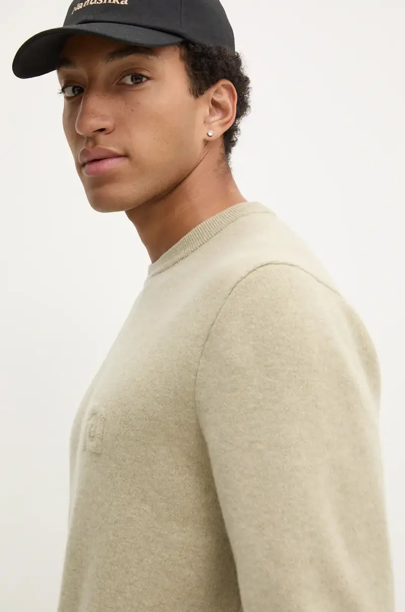 maglione in lana STONO uomo colore verde NM24PFSW00372 miniatura 5