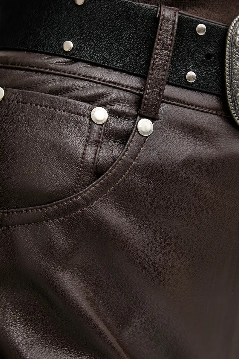 pantaloni Marrone miniatura 4